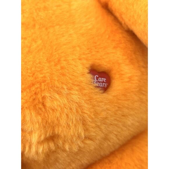 Care Bears 2003 Laugh A Lot Bear Plush 13” Inch Star Orange Stuffed Toy EUC - Picture 9 of 12